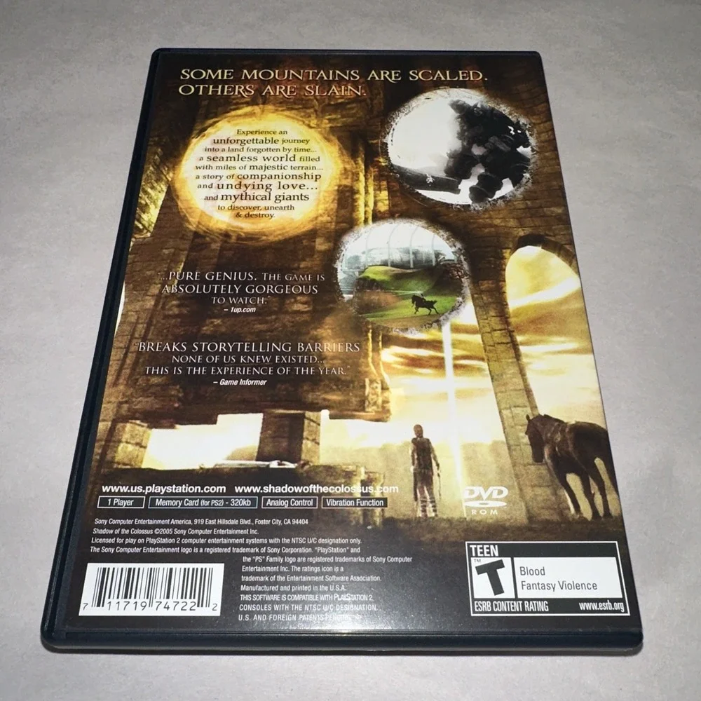 Shadow of the Colossus Greatest Hits (PlayStation 2, 2005) Complete CIB + Manual